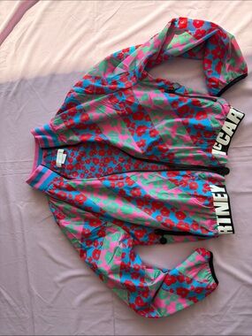 Stella McCartney Kids Pink, Blue & Red Floral Jacket